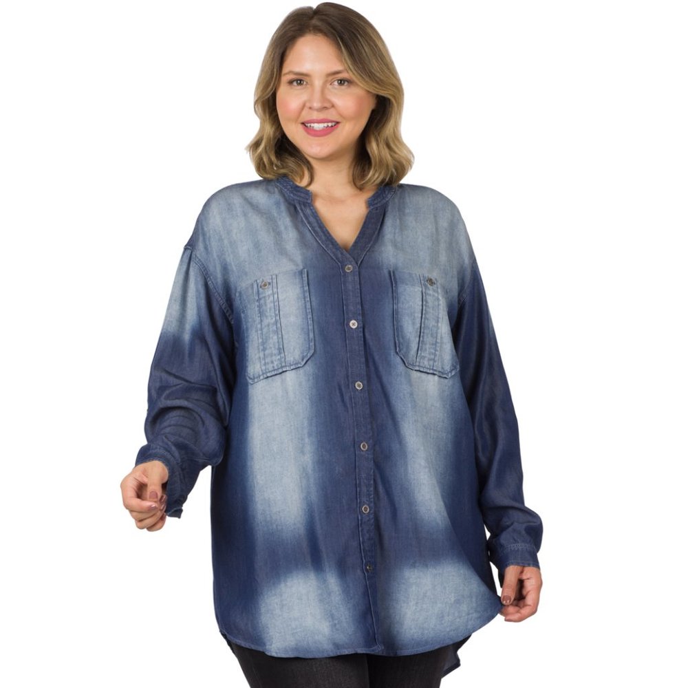 Denim Top - Curvy